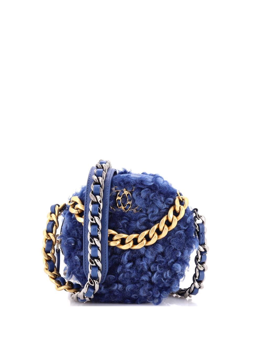 Chanel 19 Round Clutch With Chain #238711C20B